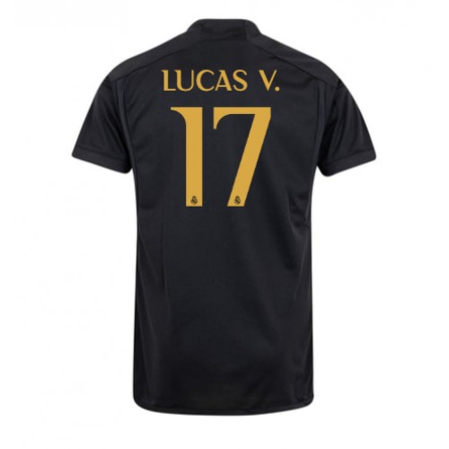 Maillot de foot Real Madrid Lucas Vazquez #17 Troisième 2023-24 Manches Courte